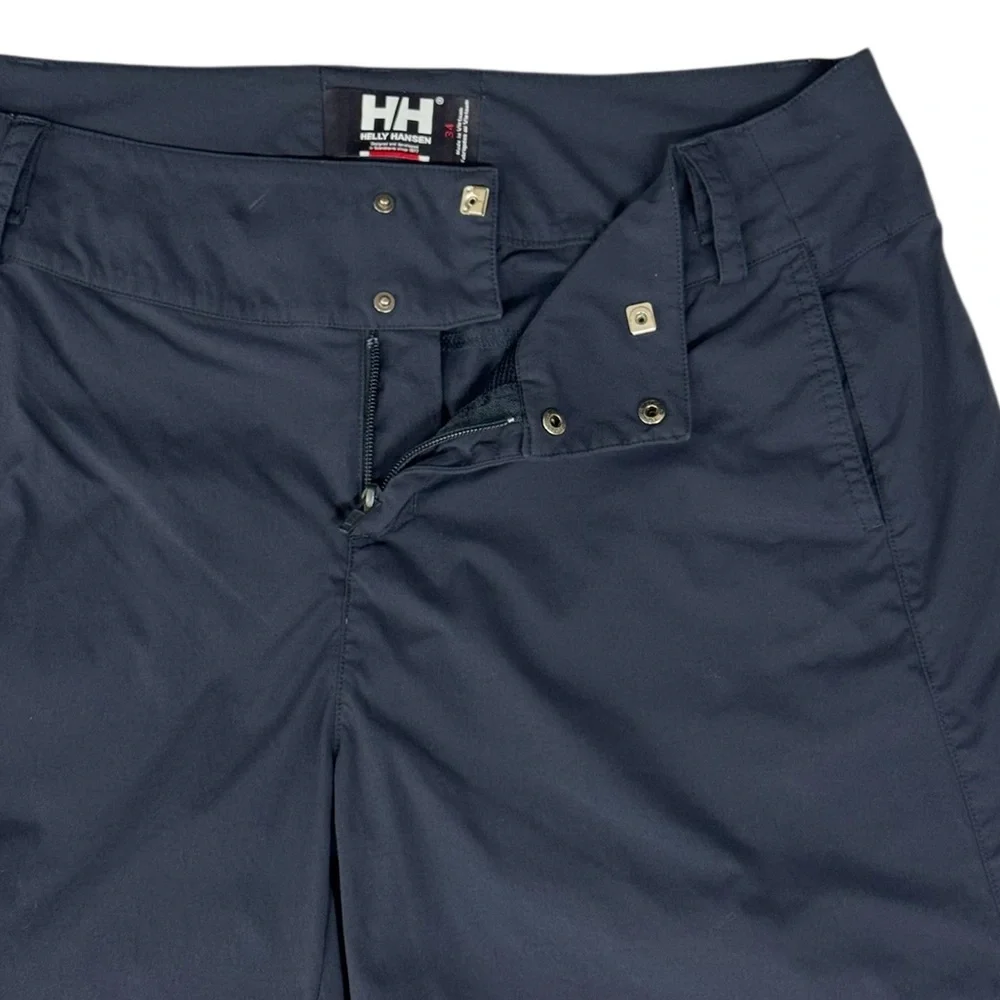 Helly Hansen Navy Blue Women's Low Rise Quick Dry Hiking Cargo Shorts Size 34
